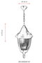 Opviq Candelabro Exterior Negro BFE-68186-BSY-M1